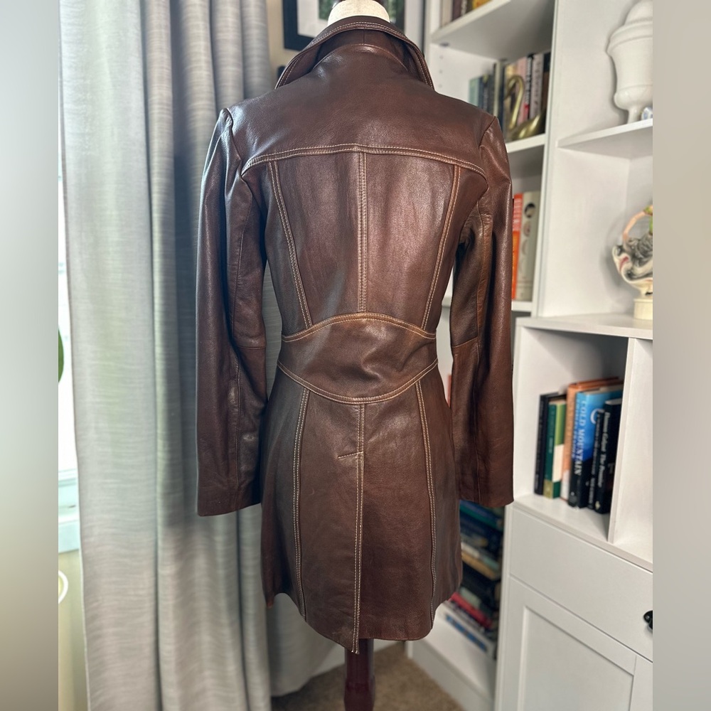 Wilsons Leather Dark Brown Jacket - Picture 2 of 7